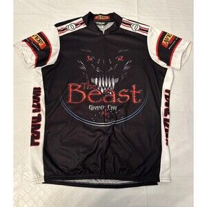 Pearl Izumi The Beast Avery Brewing Co Cycling Jersey XL 3/4 Zip Black USA